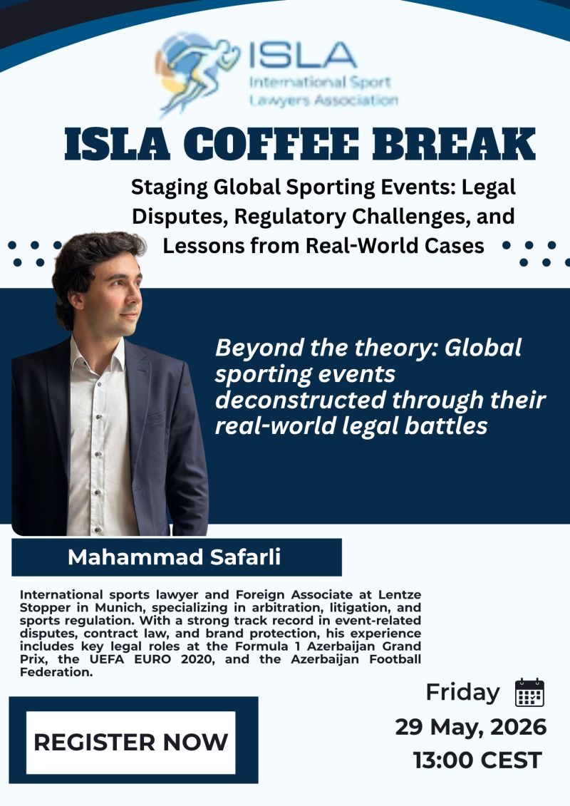 ISLA Coffee Break webinar poster